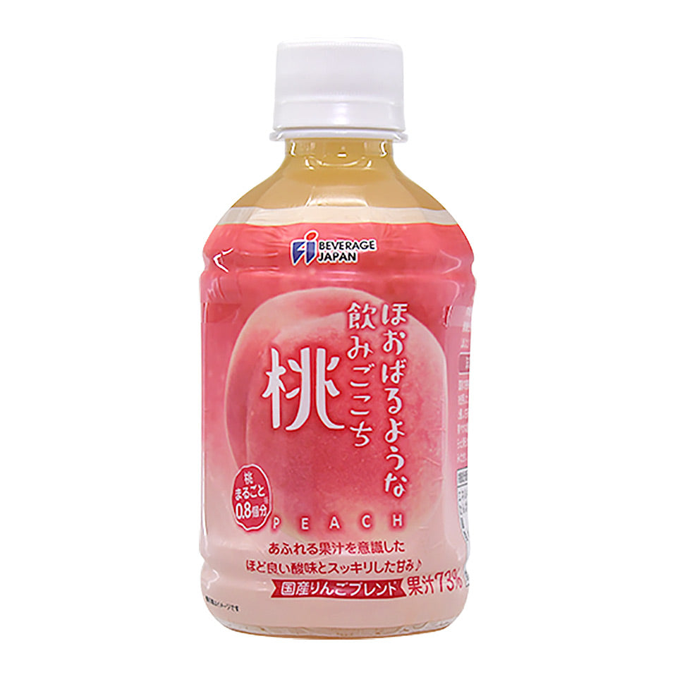 桃ジュース ほおばるような飲みごこち ももジュース　24本【 果実飲料 ジュース 飲料類 飲み物 フルーツジュース 桃ジュース ピーチジュース 果汁 ストレートジュース 】