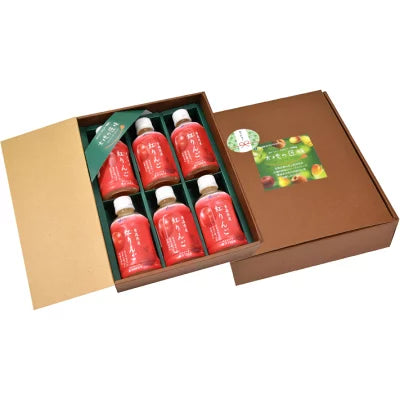 果汁100％ 青森県産 紅りんご お試し６本セット 贈り物にも最適